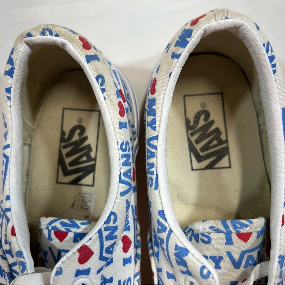 VANS Unisex Authentic I Love My Vans Slip On Canvas Shoe Size 8 or 6.5 #578 - Picture 7 of 8